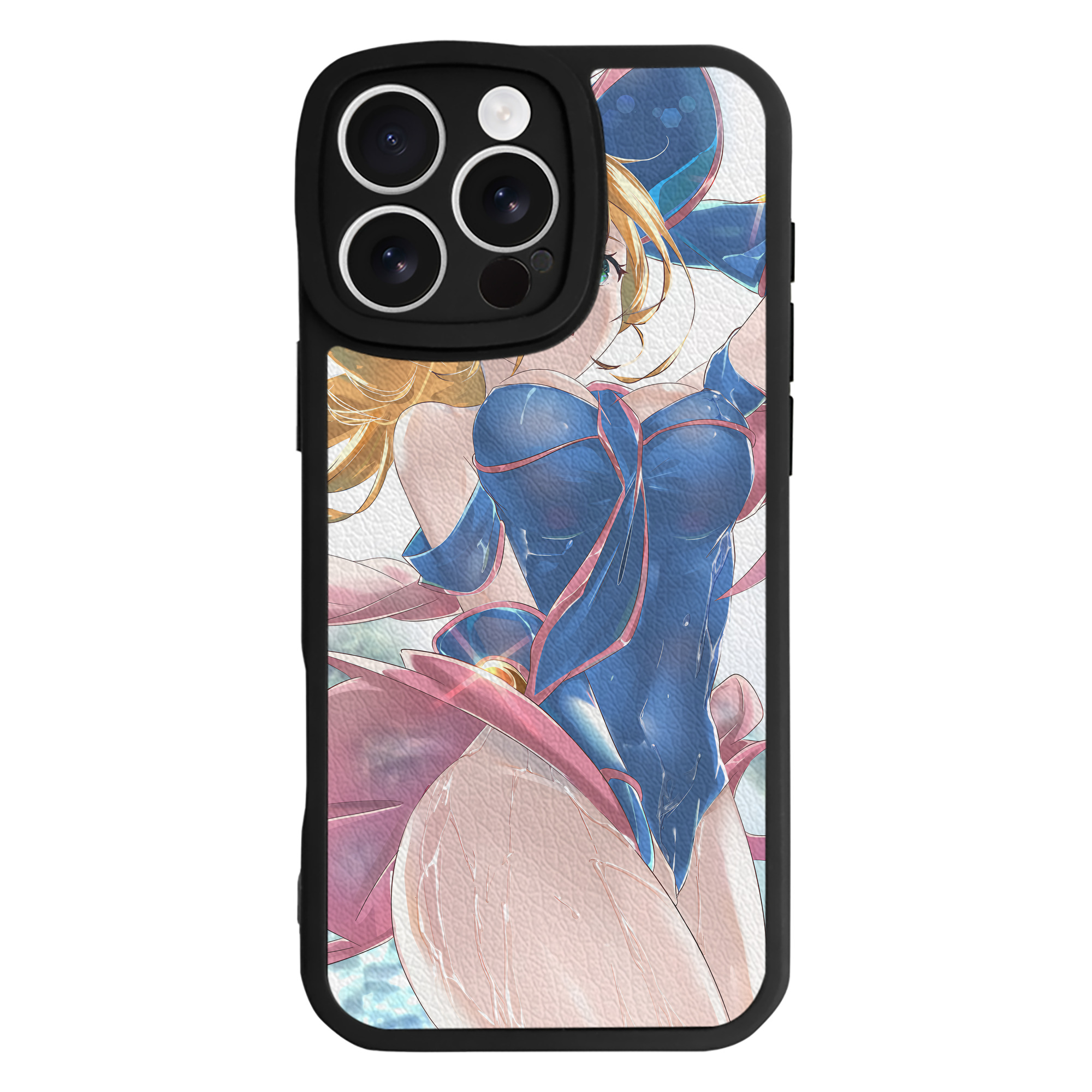 （画像用） 遊☆戯☆王 Yu-Gi-Oh! 【iPhone 16シリーズ対応】シリコンスマホケース（レザー調） 材質：シリコン